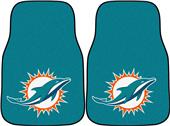 Fan Mats Miami Dolphins Carpet Car Mats (set) Fan Mats Miami Dolphins Carpet Car Mats (set)