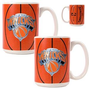 NBA New York Knicks GameBall Mug (Set of 2)