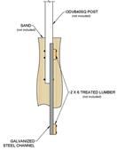 Gared ODVB40SQ Beach Volleyball Conversion Kits Gared ODVB40SQ Beach Volleyball Conversion Kits