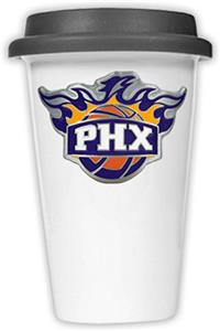 NBA Phoenix Suns Ceramic Cup with Black Lid