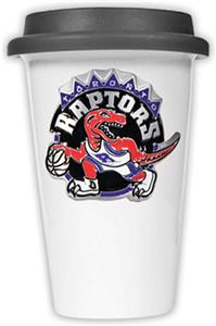 NBA Toronto Raptors Ceramic Cup with Black Lid