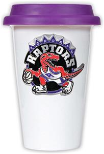 NBA Toronto Raptors Ceramic Cup with Purple Lid