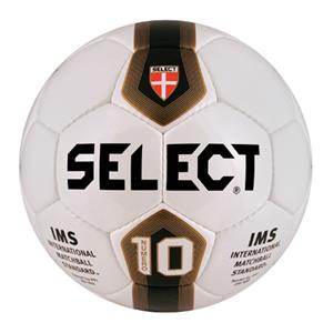 Select NFHS IMS Numero 10 Soccer Ball Wt/Bk/Gold