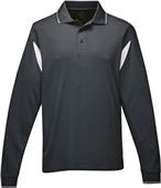 TRI MOUNTAIN Mens Action Long Sleeve Polo TRI MOUNTAIN Mens Action Long Sleeve Polo