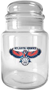 NBA Atlanta Hawks Glass Candy Jar