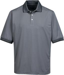 TRI MOUNTAIN Mens Sterling Poly Pique Polo