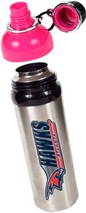 NBA Atlanta Hawks Water Bottle w/Pink Top