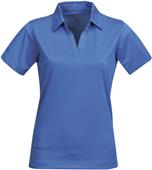 Tri Mountain Lady Elgin Poly Thin Stripe Polo