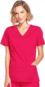 Cherokee Women's Mock Wrap Scrub Tops Cherokee Women's Mock Wrap Scrub Tops