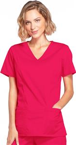 Cherokee Women's Mock Wrap Scrub Tops