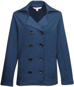 Lilac Bloom Womens Riley Fleece Peacoat