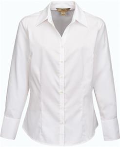 Roseville Womens Non-Iron Mini striped Dress Shirt