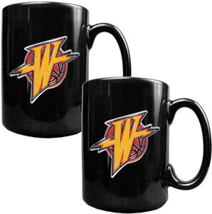 NBA Warriors Black Ceramic Mug (Set of 2)