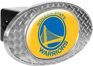 NBA Warriors Diamond Plate Hitch Cover