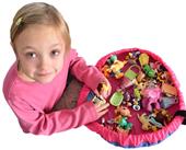 Lay-n-Go LITE Mini Mat Seals Up To Carry Toys Bag