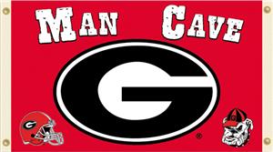Collegiate Georgia Bulldogs Man Cave 3' x 5' Flag