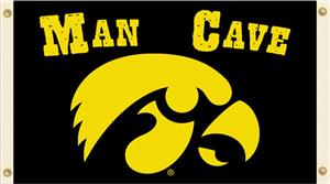 Collegiate Iowa Hawkeyes Man Cave 3' x 5' Flag
