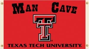 Collegiate Texas Tech Man Cave 3' x 5' Flag