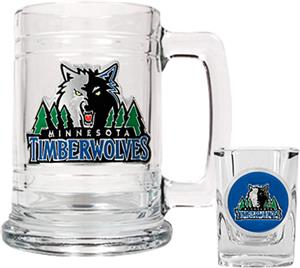 NBA Minnesota Timberwolves Boilermaker Gift Set