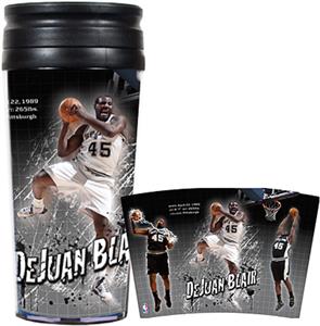 NBA Spurs DeJuan Blair 16oz. Travel Tumbler