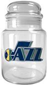 NBA Utah Jazz Hornets Glass Candy Jar