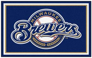 Fan Mats Milwaukee Brewers 4' x 6' Rugs