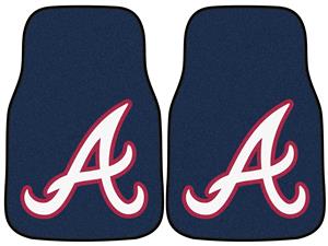 Fan Mats Atlanta Braves Carpet Car Mats