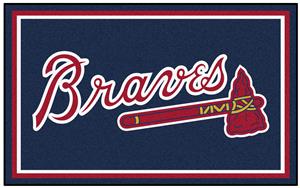Fan Mats Atlanta Braves 4' x 6' Rugs