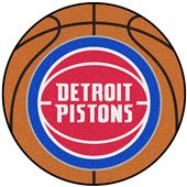 Fan Mats NBA Detroit Pistons Basketball Mat Fan Mats NBA Detroit Pistons Basketball Mat