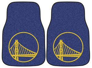 Fan Mats Golden State Warriors Carpet Car Mats