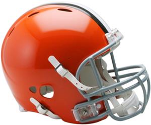 NFL Browns On-Field Full Size Helmet (Revolution)