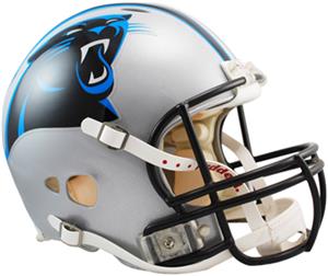 NFL Panthers On-Field Full Size Helmet -Revolution