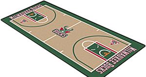Fan Mats Milwaukee Bucks NBA Court Runners