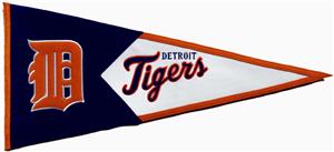 Winning Streak MLB Detroit Tigers Classic Pennant