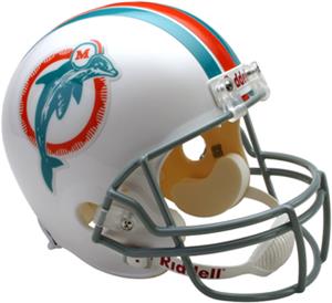NFL Dolphins (73-79) Replica Full Size Helmet (TB)