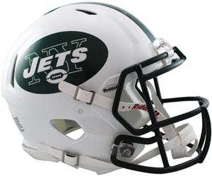 NFL New York Jets On-Field Full Size Helmet -Speed