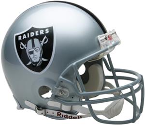 NFL Raiders On-Field Full Size Helmet (VSR4)