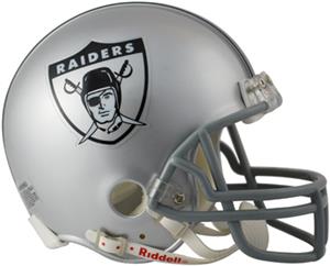 NFL Raiders (63) Mini Replica Helmet -Throwback
