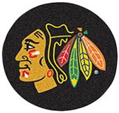 Fan Mats NHL Chicago Blackhawks Puck Mats Fan Mats NHL Chicago Blackhawks Puck Mats