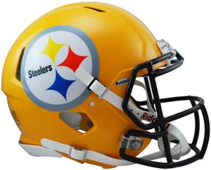 NFL Steelers Gold Full Size Helmet (Speed)