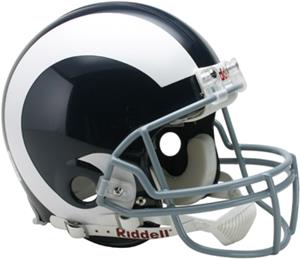 NFL Rams (65-72) On-Field Full Size Helmet (TB)