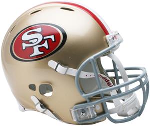 NFL 49ers On-Field Full Size Helmet (Revolution)
