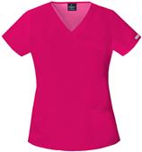 Baby Phat Womens The Top Scrubs Mock Wrap Top
