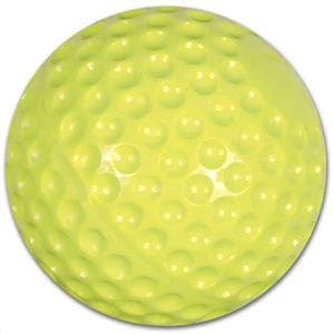 Optic Yellow 12" Dimple Molded Machine Softballs