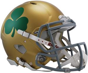 NCAA Notre Dame Shamrock Speed Authentic Helmet