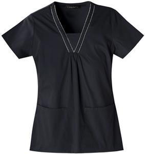 Baby Phat Women's V-Neck Scrubs Top