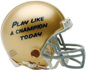 NCAA Notre Dame P.L.A.C.T. Mini Helmet (Replica) NCAA Notre Dame P.L.A.C.T. Mini Helmet (Replica)
