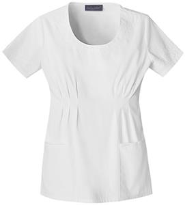 Baby Phat Women's Scoop Neck Scrubs Top