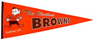 Winning Streak NFL Cleveland Browns Pennant