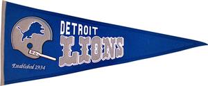 Winning Streak NFL Detroit Lions Throwback Pennant